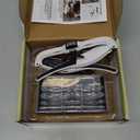 Magnifying Glass with Light, 1.5X-5.0X Magnifying Glasses, Rechargeable Magnifier Headset with Light, Head Magnifier with 4 Detachable Lenses, Magnify Glasses for Close Work Crafts Jewelry