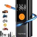 Tire Inflator Portable Air Compressor, 150PSI20000mAh Battery Air Pump for Car Tires, 6X Inflate Portable Tire Inflator for Car Motorcycle Balls Bike Pump,12DC Tire Pump with LED Light, Auto shut-off