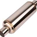 Universal Muffler Exhaust 2" Inlet & Outlet 14" Overall Length, Stainless Steel Resonator Exhaust (No Burnt)