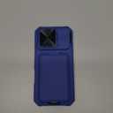 SSLOTSCASE for iPhone 17 Pro Case Wallet with Card Holder & Slide Camera Cover & Hidden Kickstand & Camera Cover Stand, Heavy Duty Rugged Protective Phone Case Cover for iPhone 17 Pro 2025, Royal Blue