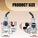 Carburetor Replacement for Honda 3-Wheeler ATC 90 1976-1978 ATC 110 1979-1985 ATC 125M Carb with Throttle Cable