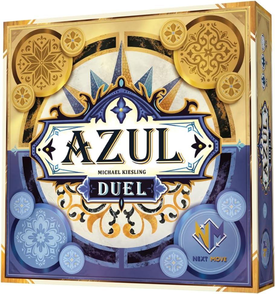 Asmodee Azul Duel Board Game - Competitive Head-to-Head Tile-Placement Strategy Game, Stunning Mosaic Art and Quick Gameplay for Kids & Adults, Ages 8+, 2 Players, 30-45 Minute Playtime