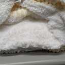 Super Soft Fleece Blanket Queen Size - Fleece Throw Blanket for Bed, Couch & Chair - Cozy, Warm & Breathable - All Season Fuzzy, Cute Decor, Microplush Bedding for Women, Men and Teens - 90x90, Ivory