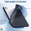 iBabyface Case for iPad Pro 11 Inch Case (M5 2025/M4 2024 5th Gen) Slim Trifold Stand Hard Back Shell Supports Pencil Pro and Pencil(USB-C) Durable Protection,Black