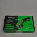 Cardboard Cutter, Rechargeable Cordless Electric Scissors, 4V Upgrade Motor Electric Box Cutter with 2 Blades, Safety Lock & LED Light, Powerful Cutting for Cardboard Box, Plastic, Leather (Green)