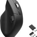 Keychron M6 Silent Wireless Gaming Mouse, 1000Hz, Bluetooth 5.3/2.4GHz/Wired, PixArt 3395 Sensor (26K DPI), 86g, On-Board Memory Profiles for Plug & Play, Programmable for Mac/Windows/Linux – Black