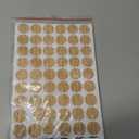 648 Pieces Screw Hole Covers Stickers Wood Stickers for Furniture PVC Adhesive Screw Cover Caps for Wall Cabinet Desk Self-Adhesive Screws Hole Sticker 21mm Dustproof Wood Textured Sticker (12 Colors)
