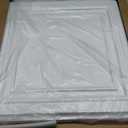 Art3d PVC Ceiling Tiles, 2'x2' Plastic Sheet in White (24-Pack), 24"x24"