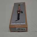 CONAIR INFINITIPRO Rose Gold Titanium 1-Inch Curling Iron, 1-inch barrel produces classic curls  for use on short, medium, and long hair (Black)