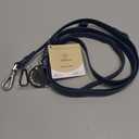 Heavy Duty Hands Free Dog Leash for Medium to Large Dogs for Comfortable Running, Jogging Walking | Dual D-Rings | Soft Padded Traffic Handle | Both Ends 360 Rotating Carabiners (Leash Length 7.7 ft) (Navy)