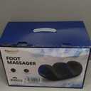 Foot Massager with Heat, Shiatsu Foot and Calf Electric Kneading Massager Machine with Roller for Relaxation, Plantar Fasciitis, Pain Relief, Gifts for Women & Men(Blue)