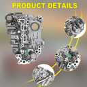 JF015E RE0F11A Transmission Valve Body W/Solenoids Compatible with Nis san Versa 2014up