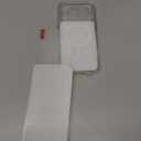 TAURI Original Design for iPhone 17 Pro Max Case, Compatible with MagSafe with Screen Protector, Anti-Yellowing Military-Grade Protection Shockproof Magnetic iPhone 17 ProMax Case, Clear White