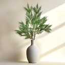 Giegxin 2 Pack Large Christmas Cypress Stems 38" Artificial Pine Branches Picks Greenery Stems Faux Winter Norfolk Stems for Vases Xmas Home Garden Farmhouse Table Mantel Decor