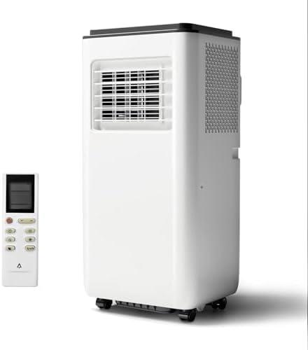 GarveeTech 8000 Btus Portable Air Conditioner, 3-In-1 Standing Air Conditioner with Air Cool & Dehumidifier & Fan Modes, Floor AC Unit or Room Up to 300 Sq. Ft, Portable AC with Remote Control
