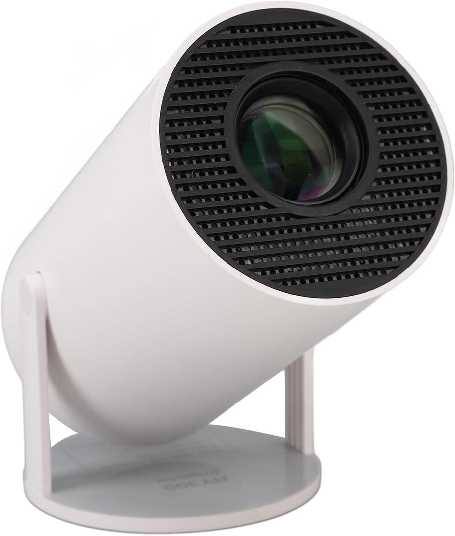 HY300 Mini Projector with WiFi & Bluetooth, BT5.2 Projector Support 4K 1080P, 2.4G 5G WiFi 6, 270° Rotatable, Auto Keystone Correction, Home Video Proyector, for Android 11 (US)