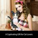 Tuxedo Cat Building Blocks, Cat Building Sets for Adult Teens Ages 18+, DIY Crafts Kit for Home Decor, Living Room or Bedroom, Cats Figure Toy for Home Office or Room Decor, Gift for Cat Lovers, 7.09 inches