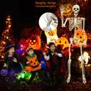 Life Size Skeleton for Halloween: 5.4ft Realistic Human Skeleton, 165cm