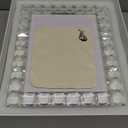 Luxury Crystal Picture Photo Frame,Grid Diamond Craft,Crystal Wedding Frame of Keepsake Photo Frames, Tabletop Display Decor Frame, Clear with Gift Box (8" x 10")