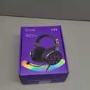 FIFINE Wired Open Back Gaming Headset, Open Acoustic Audio, Breathable Mesh Fabric, 7.1 Surround Sound, Vibrant RGB, USB Control Box, Over-Ear Headphone with Mic for PC, PS5/PS4, Laptop, Mac - H19BP