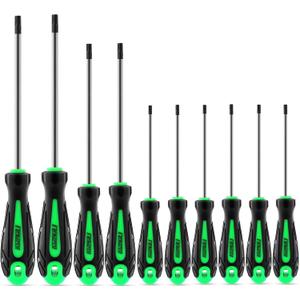 10-Piece Metric Hex Screwdriver Set, Metric(0.9mm-6mm) Hex Allen Wrench Screwdriver Set, Perfect for RC Cars, Quadcopters and Helicopter Car Models
