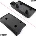 Front License Plate Frame for Dodge Ram 2500/3500 / 4500/5500 2019 2020 2021 2022 2023 2024 2025 Front Bumper License Plate Holder Mounting Bracket Cover Replace # 68362197AA CH1068166