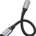 AGVEE 2 Pack 4 inch 30W USB-C Female to Lightning Cable Adapter, Type-C to 8 Pin Male PD Fast Charging Converter Cord Data Sync Connector for iPhone 13 12 11 Airpods iOS Device, Carplay, Dark Gray (4 inch+4 inch)