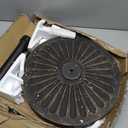 Sunnyglade 18" 30.2-lbs Heavy Duty Round Antiqued Umbrella Base for Patio, Outdoor - Bronze
