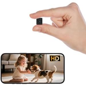 2025 Upgraded 2K Hidden Camera Mini Nanny Cam for Home/Office Spy Camera with Night Vision, App Control WiFi Indoor Security Cameras, Motion Detection,Wireless Remote Viewing Cam