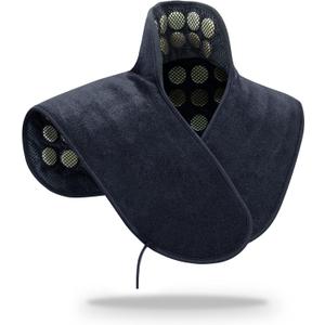 UTK Heating Pad for Neck and Shoulder, Natural Jade and Tourmaline Stones, Auto Shut Off, Memory Function,Temperature Adjustable (Size 23.2" X17.7'')