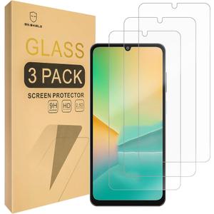 Mr.Shield Screen Protector compatible with Samsung Galaxy M06 5G / Galaxy F06 5G [Tempered Glass] [3-PACK] [Japan Glass with 9H Hardness]