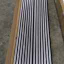 2 Pack Wood Panels for Wall, 106.3" × 11" Wood Slat Acoustic Panels for Wall, Soundproof Panels, 3D Fluted Panels for Interior Wall Decor (Grey)