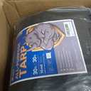 GUARD SHIELD Tarps Heavy Duty Waterproof 30x30 Feet Brown/Silver Poly Tarp Cover Outdoor Thick UV Resistant Tarpaulin with Grommets 10mil