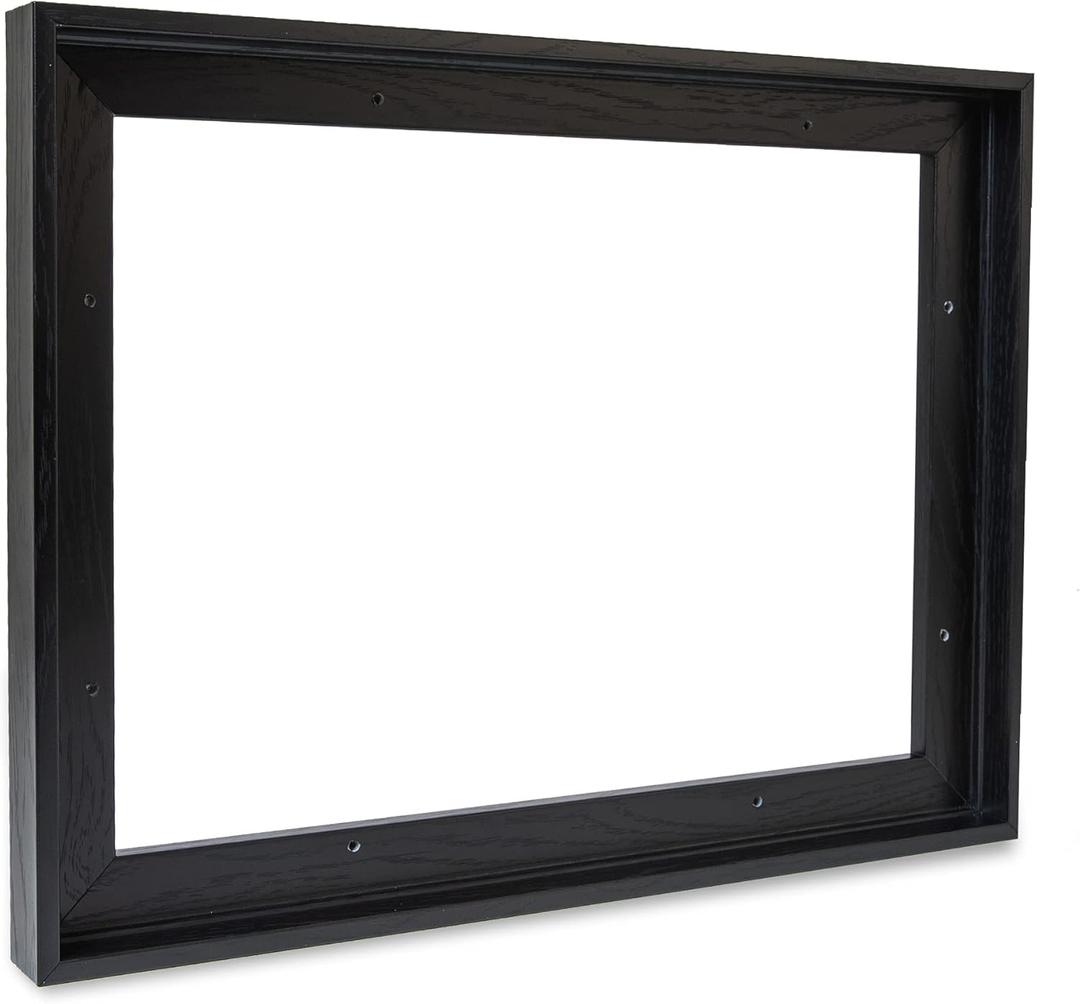 TEXTURE OF DREAMS Floating Frames for Canvas Prints/Canvas Wall Photo/Canvas Pictures/Canvas Floater Frame for Living Room, Bedroom, and Kitchen, Canvas Frame Canvas (Frame for 12"X16" Canvas, Black)