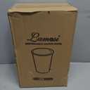 Lamosi 300 Pack Paper Cups 8 oz, Disposable Coffee Cups, Paper Coffee Cups 8 oz, White Hot/Cold Beverage Drinking Cup for Water, Juice or Tea, Office Party Home Travel