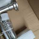 Blackout Curtain Rod, Wrap Around Design, Adjustable 1 Inch, Room Divider for Windows (Stain Nickel, 72-144")
