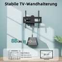 HCMOUNTING Outdoor Full Motion Weatherproof TV Wall Mount for 26-65 inch Flat/Curved TVs up to 88 lbs, Heavy Duty Swivel TV Mount with Single Stud Design,Smooth Extension,Max VESA 400x400mm,HC3402