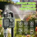 Sprinkler Timer for Garden Hose, Irrigation Water Timer with Rain Delay, Automatic Manual Watering for Lawn Yard Outdoor Drip Irrigation System