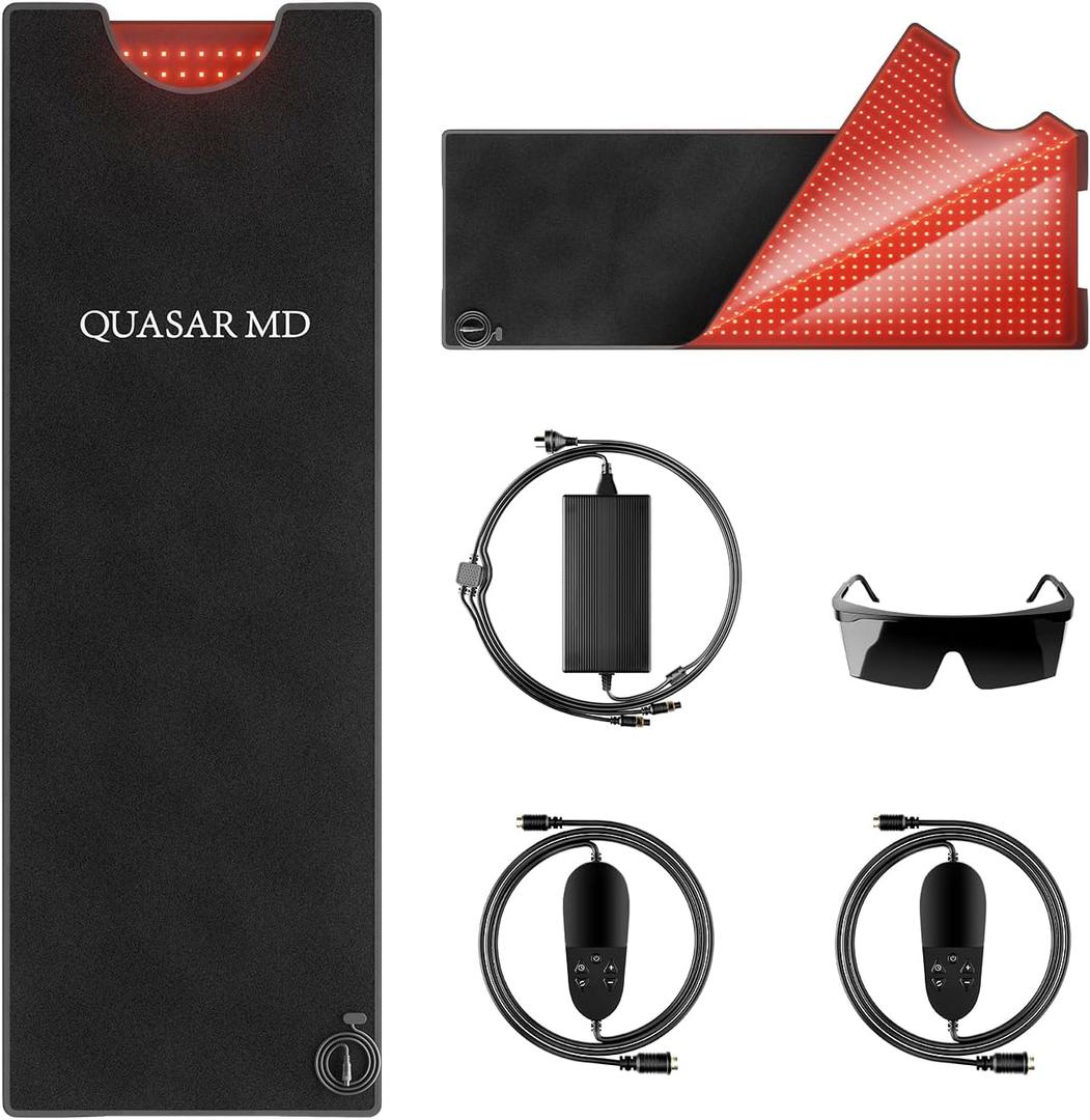 Red Light Therapy Mat for Home Use - 2052 pcs SMD 5050 High-Power LED Chips Full Body Mat - 660nm & 850nm Wavelengths, Pain Relief & Muscle Recovery Solution, Sleep Improvement & Energy Boost
