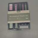 Taja Aesthetic 0.5mm Mechanical Pencil Set with Case  3 Vintage Mechanical Pencils, 4 Tubes HB #2 Lead Refills, 3 Erasers & 12 Eraser Refills, Cute Pencil Kit for Back to School Stationery Supplies