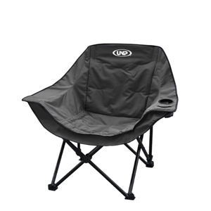 unp Camping Chair for Adults, Portable Folding Sofa Chair, Easy Set Up Patio Chair Lawn Padded Seat Camping Stool Chair for Hunting, Fishing, Outdoor, Beach, Picnics, Home (Black )