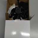 Cinnvoice 8 Blade Wood Stove Fan Heat Powered Non Electric for Air Circulation Thermoelectric Fan with Magnetic Thermometer and Gloves Fireplace Accessories