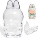 1 Pack Protective Case for 15cm Sitting Doll, Clear Display Case, Transparent Doll Storage Box for Fans and Collectors, Dustproof, Portable, Dust-Resistant Doll Case, (No Doll)