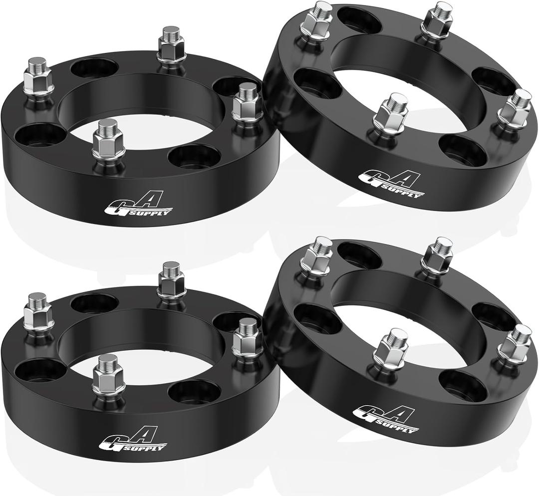 GAsupply ATV 4x137 Wheel Spacers 1.5 inch Fit for Can-Am Maverick Honda 1000R 1000X 1000-3 1000-5, 38mm 4 Lug Black 4x137mm Wheel Spacer with 12x1.5 Studs, 110mm Hub Bore, 4PCS