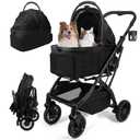 Small Dog Stroller, Pet Stroller for Small Dogs, 5-in-1 Dog Strollers