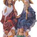ICE Armor 9" H Holy Trinity Father, Son, and Holy Spirit Figurine Religious Decoration Holy Figurine Religious Decoration