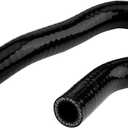 9pcs Silicone Auto Radiator Hose Kit, Coolant Pipe Car Radiator Hoses for D15 D16 SOHC EG/EK 1992-2000 (Black)