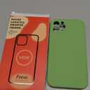 Vooii Compatible with iPhone 11 Pro Case, Upgraded Liquid Silicone with [Flat Edges] [Camera Protection] [Soft Anti-Scratch Microfiber Lining] Phone Case for iPhone 11 Pro 5.8 inch - Matcha