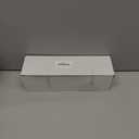 AOZITA 8 Pack Acrylic Qtip Holder Dispenser with Lids & Labels, Cotton Swab, Ball, Round Pads, Floss Picks Storage Canister - Clear Plastic Apothecary Jar for Bathroom Vanity Makeup Organizer