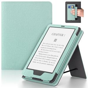 Lainergie Ebook Stand Case for Tablet with Hand Strap and Auto Sleep Wake,Matcha